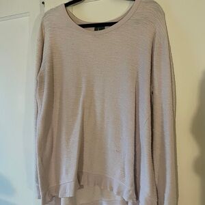 Flowy Long Sleeve Women's Top in Light Purple